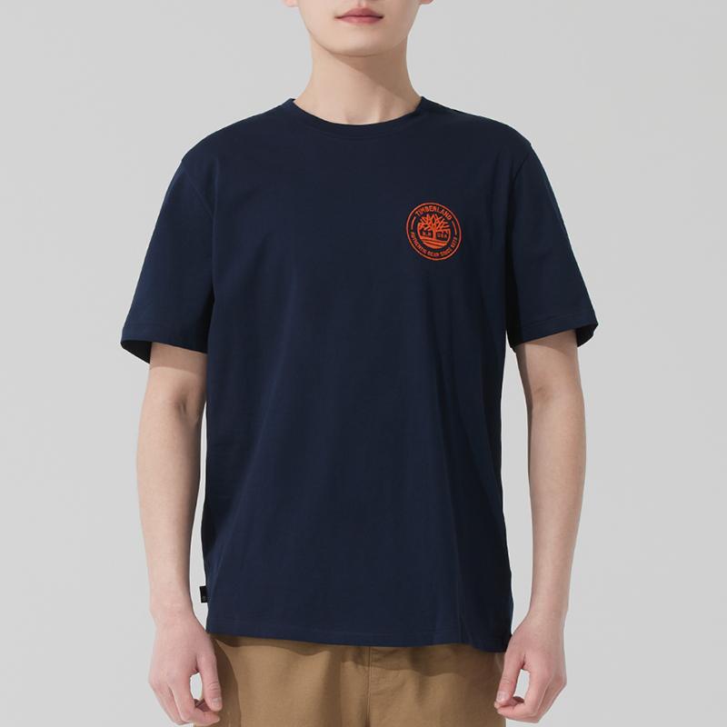 Timberland T Shirt Men's Navy Blue A6BA4-433