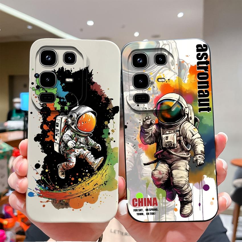 Pro Infinix Note 50 Pro Plus 40 50x Pouzdro na telefon Módní vzory kočky s hvězdnou oblohou Hladký tekutý silikon Vysoce kvalitní nárazuvzdorný kryt Pro kryty Infinix