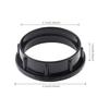 Light Socket Shade Circle Aluminum Threaded Socket Collar for Medium Base E26 Sockets, Retainer Parts for Light Fixture