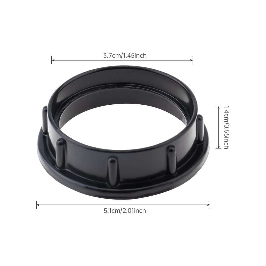 Light Socket Shade Circle Aluminum Threaded Socket Collar for Medium Base E26 Sockets, Retainer Parts for Light Fixture