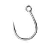 BKK Lone DIABLO 8091-HG Single Hook Size 13/0 220LB 2pcs Silver for Tuna GT Diving Pencil Popper Lures