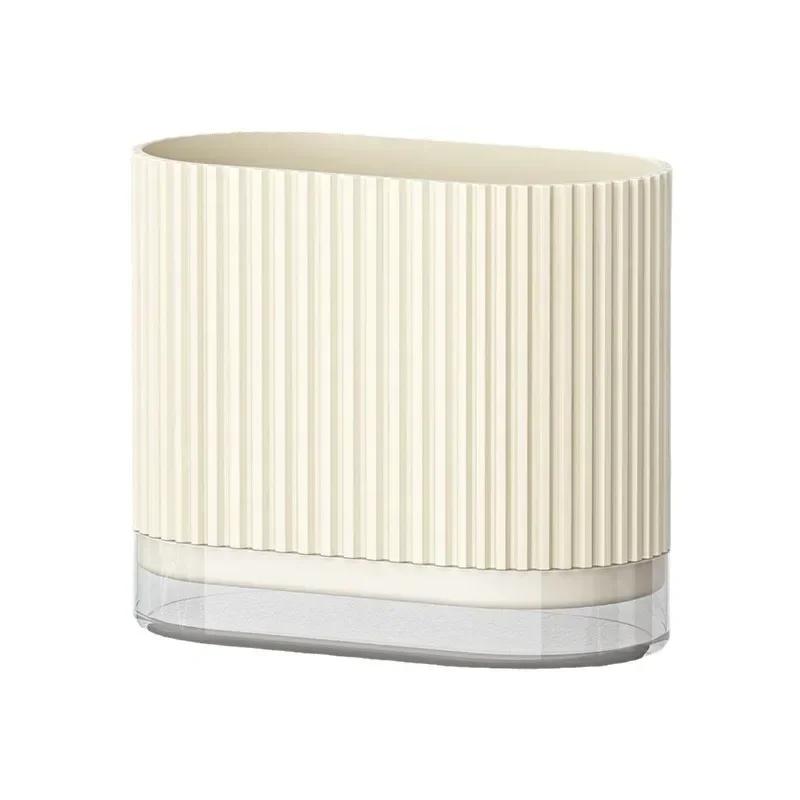 Household Kitchen Chopstick Holder Spoon Storage Box Drain Rack Wall Mounted Non Perforated Countertop Tableware Chopstick Cage