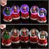Luminous Resin Glass Christmas Ornament - Children's Gift