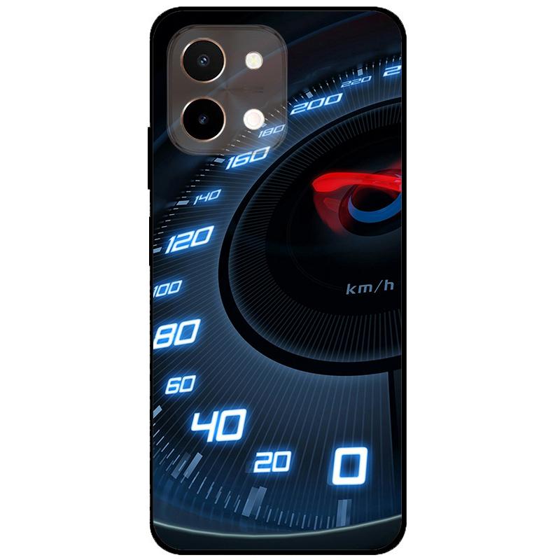 For Vivo Y28 4G Case 6.68'' Black TPU Silicon Cartoon Protection Cover for VivoY28 Y 28 4G Shockproof Capa Wolf Animals Soft Bag