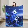 Undertale Sans Game Blankets Flannel Textile Decor   Multifunction Lightweight Throw Blanket for Bedding Couch Plush Thin Quilt