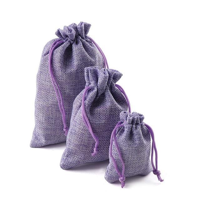 New Bundle Burlap Bag Jewelry Linen Bag Sachet Empty Bag Christmas Gift Drawstring Cotton And Linen Bag