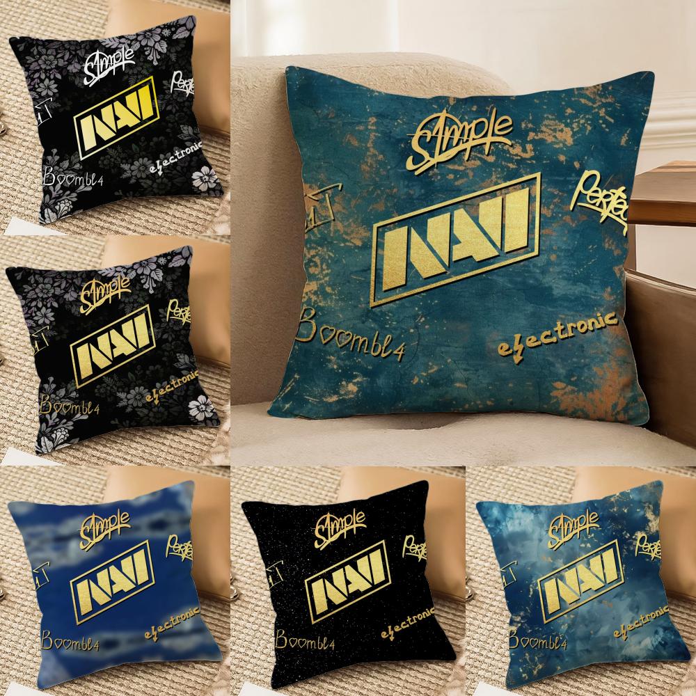 Team NNavi cool Cushion Cover Short plush Doublesided Print Square Throw Pillow Covers Sofa Home Cushion Decor