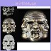 Captivating Three-faced Resin Masks For Halloween Cosplay And Themed Parties
