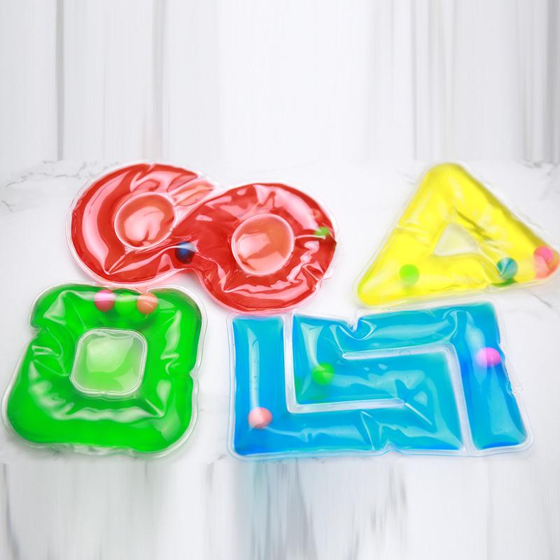 Summer Novelty Stress Relief Toy  Water Bag Squeeze Gold Dust Water Strip Party Game Left Restless Antistress Girl Toy