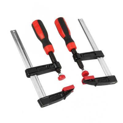 4pcs 300 Lbs Load Capacity Woodworking Clamps Steel Construction F-Style Bar Clamp Metalworking