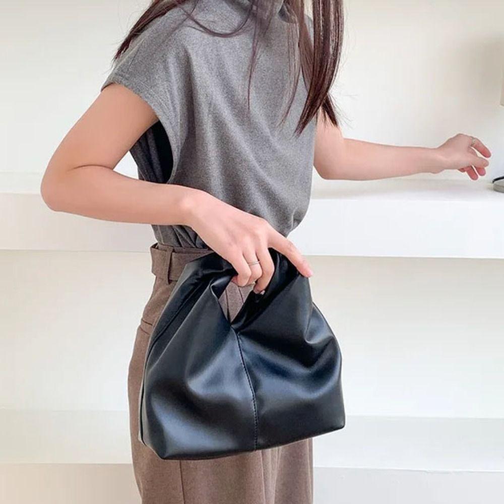 Large Capacity Women's Handbag Fashion Dumpling Bag Stylish Tote Bag All-match