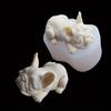 Silicone Mold for French Bulldog Figurine and A Finished Green Resin Bulldog Craft, Perfect for DIY Enthusiasts