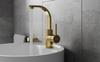 DECCO I light gold Besco tall washbasin tap