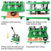 Compact Manual Die-Cutting and Stamping Machine for Leather and Fabric