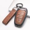 Zinc Alloy Genuine Leather Fit For Peugeot 2008 3008 4008 5008 308 408 508 Citroen C5 C4 C4L C6 C3-Xr Picasso Grand Ds3 Auto Key Fob Cover Case