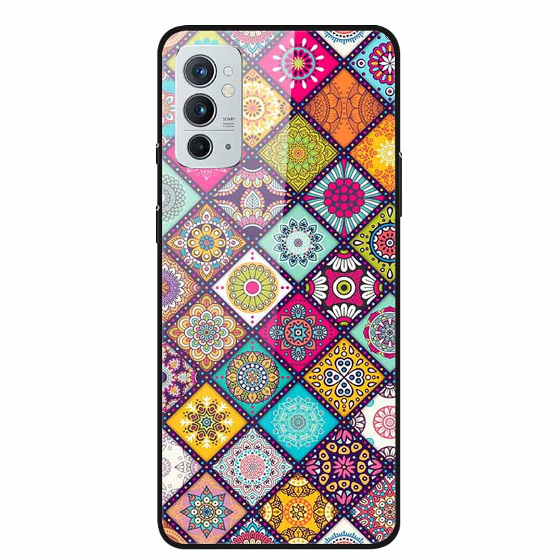 Tempered Glass Cover For Oneplus 9RT Case 1+ 9RT Hard Back Cover for Oneplus 9RT 5G Case Coque Bumper Funda OnePlus 9 1+9RT
