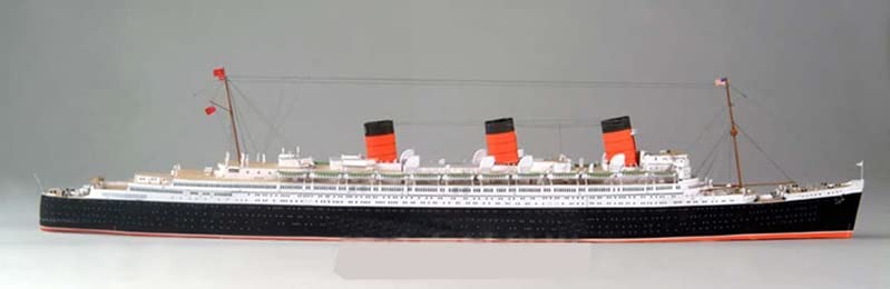 3D Assembly Model Papercraft Ship Scale 1/400 (Queen Mary)