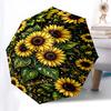 1PC Sunflowers Botanical Umbrella-8-Rib Reinforced, Automatic Open, Lightweight & Durable, Fashion Accessory for Outdoor, Beach L0412