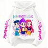 Fashion Women's Hoodie K-Pop Demon Hunters Print Kids Hoodie Pullover Girl Tops Spring And Autumn Leisure Sweatshirr Clothing