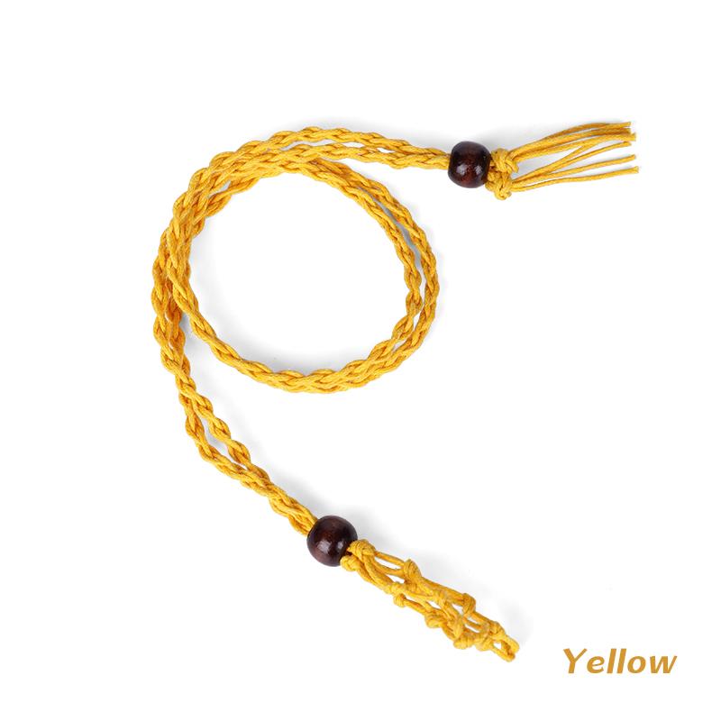 Crystal Cage Necklace Holder Adjustable Length Empty Stone Pendant Holder Hand-Woven Necklace Cord for DIY Jewelry Making