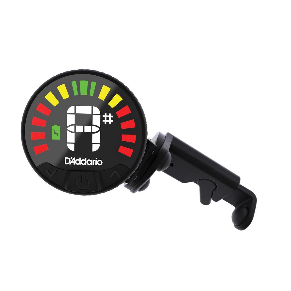 D'Addario Nexxus 360 Rechargeable Headstock Tuner for Violin, Chromatic Type, Full-Color Display, PW-CT-30 [Official Japanese Product]