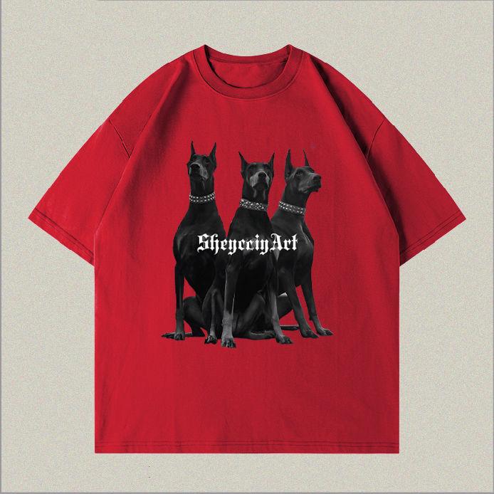 

200 г 100% хлопок унисекс свободный летний тренд футболка Extra Large