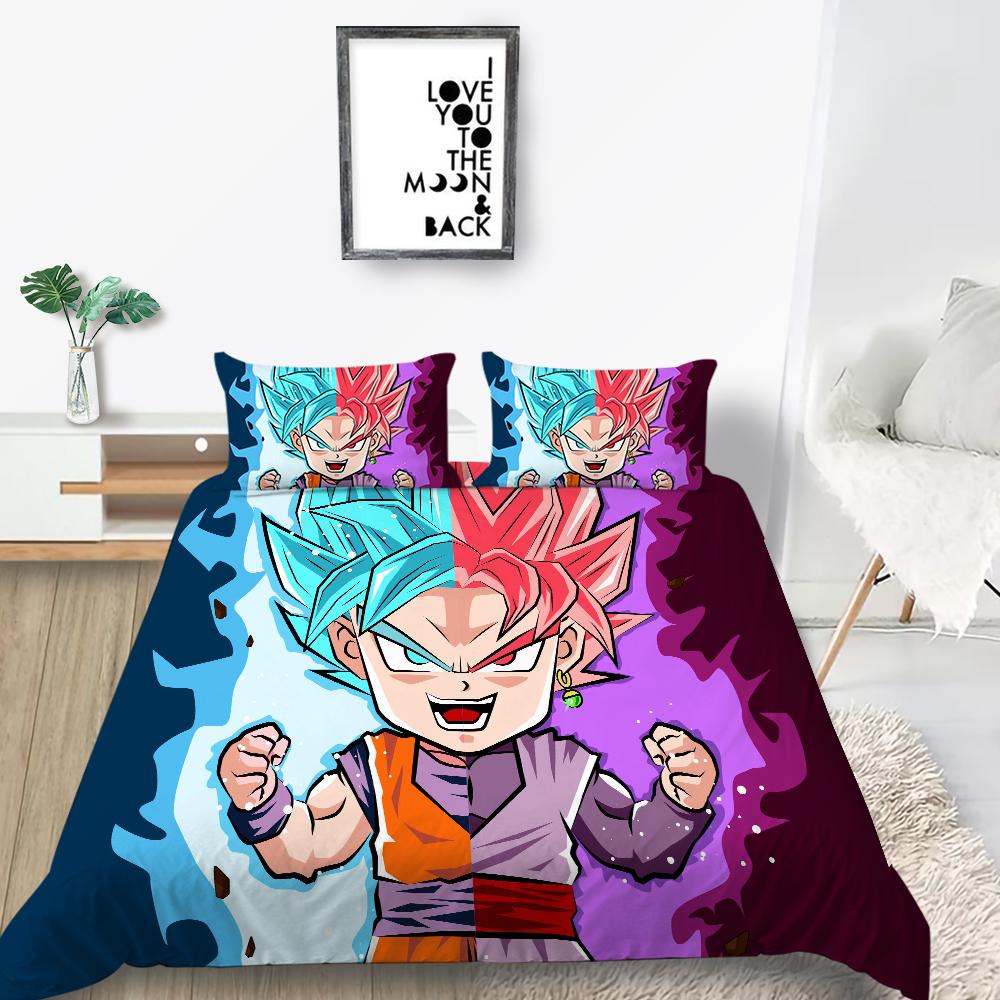 3D Cartoon Printed Bedding Set Children's Bedding Quilt Cover Pillowcase Sheet/double Bed Full Size Set Comfortable Home Decoration