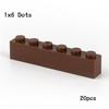 20 Pezzi Pezzi MOC 3009 Mattone 1 x 6 Compatibile Fai da Te Assemblaggio Blocchi da Costruzione Particelle Giocattolo Puzzle Cervello Bambino Regalo di Compleanno
