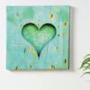 Heart Nature Art 100cm x XL Made in Stylish Interior Living Green Fabric Panel, 100cm, Size, Japan, Poster, Decor, Room, Landscape, Landscape, Panel,