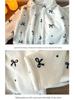 Children's Double-Sided Fleece Pajama Set - Thick Warm Velvet Cardigan with Lapel for Boys & Girls