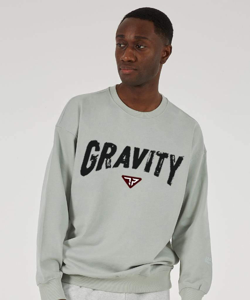 ASTRAL PROJECTION Gravity Oversized Drop Shoulder Sweatshirt_Mint