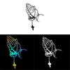 Colorful Car Prayer Gesture Laser Sticker God Jesus Christ Fashion Auto Body Styling Decoration Stickers Rear Windshield Decal