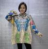 Plus Size Women's Retro High-End Printed Hooded Sweater - New Autumn Fashion Loose Slimming Top