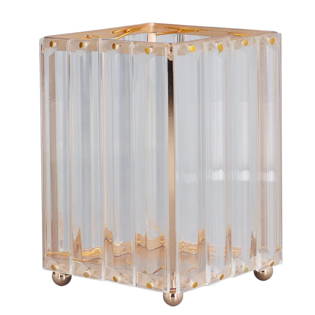 Makeup Brush Holder Large Capacity Elegant Style Durable Fadeless Corrosion Resistant Makeup Brush Organizer