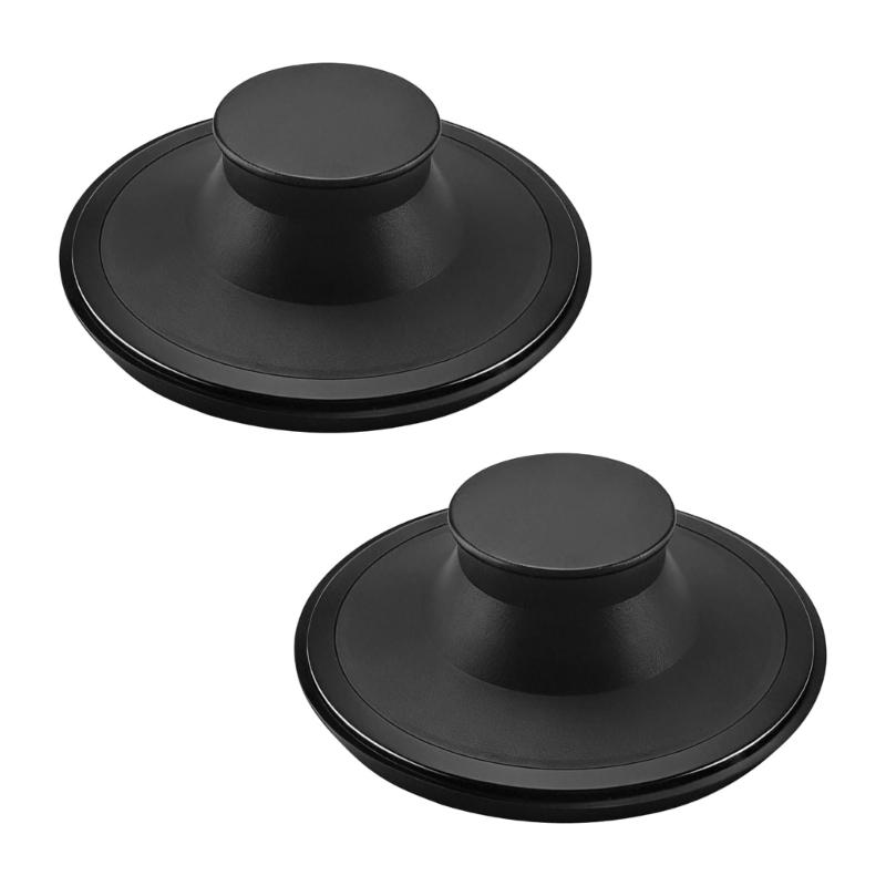 

Pack Of 2 Rubber Sink Stoppers with Not Slip Texture High Strength Plugs for Secure Water Retention & Easy Handling 1