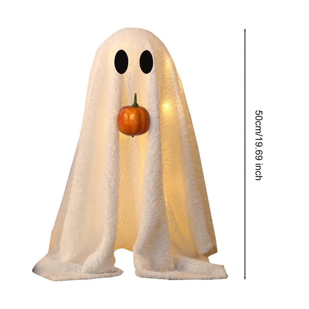 Halloween Light-up Ghost Decoration Spooky Halloween Ghost Decor Spooky Led Light-up Ghosts with Pumpkin for Holiday