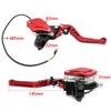 Motorcycle Brake Pump Left and Right Upper Pumps Leaf Hydraulic Pump Motorcycle Parts Waterproof Switch Brake Master Cylinder
