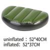 High Quality PVC Green Fishing Boat Inflatable Cushion Boat Seat For Outdoor Camping