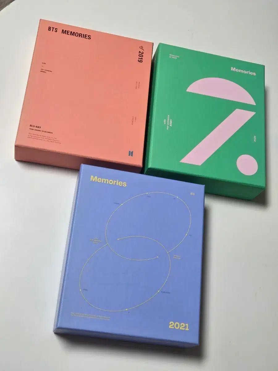 

BTS Bangtan Memories 2019 2020 2021 Blu-ray 3-pack Used