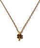 Bonbeau Antique Clover Pendant Chain Necklace