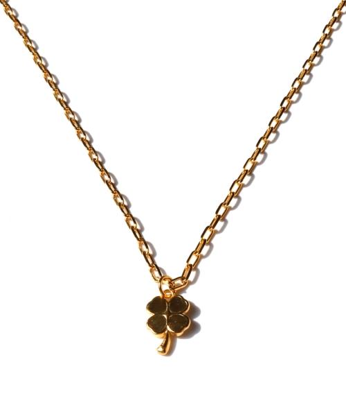 Bonbeau Antique Clover Pendant Chain Necklace