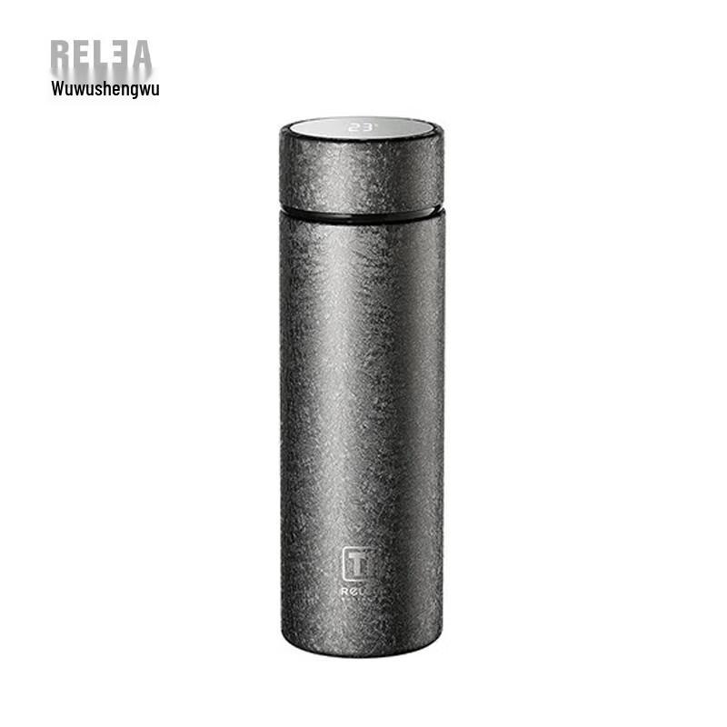 Wushengwu Mu Titanium Smart Insulated Tea Bottle, 420ml