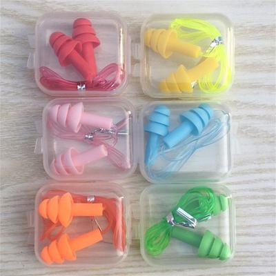 Soft Silicone Pool Accessories Ear Plugs Noise Reduction Hearing Protection Swimming Ears Protector
