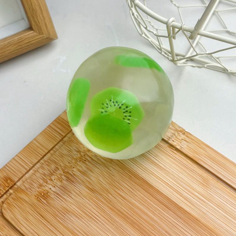 Moldable Fruit Coconut Oil Squeeze Toy Moldable Stress Ball Toy Slow Rising Decompression Sensory Toy