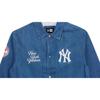 New Era SS25 Logo Embroidered Single-Breasted Long Sleeve Denim Jacket Unisex jackets 14536454