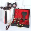 Erotic Sex Toys Leather 8 PCS BDSM Bondage Set with Case Adult Sex Games Restraints Kit Exotic Bondage Gear for Couples Sex Shop