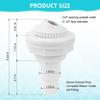 Aboves Ground Pool Return Jet With 3.4 Inch Adjustable Eyeballs Fitting And 1.5Inch Threaded Inlet For Water Circulation