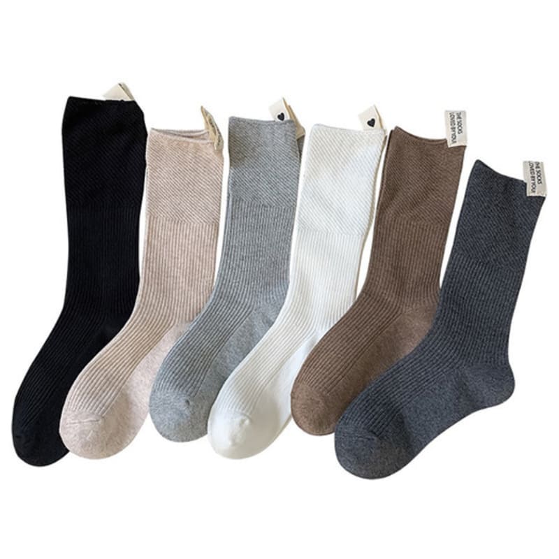 ANGEL SOCKS 1316 Heart Tab Socks Loose Fit Back Tab White Fashion Brand Daily School Uniform Student Women's Socks