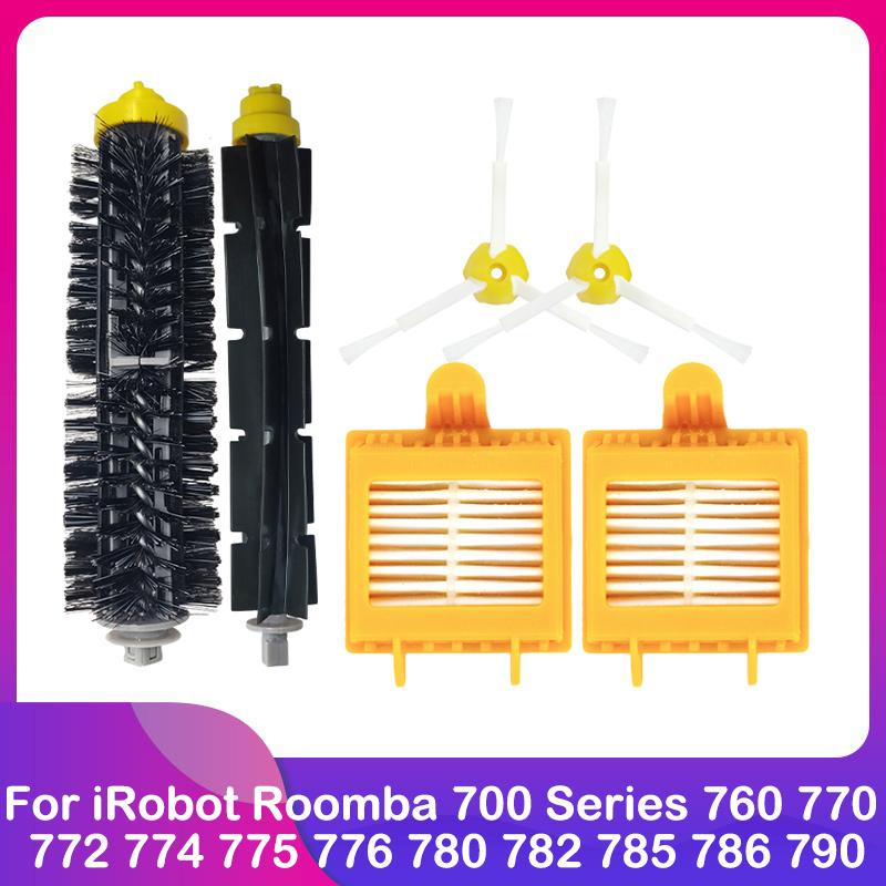 Fit For iRobot Roomba 700 Series 770 780 790 772 774 775 776 760 782 785 786 Main Side Brush Hepa Filter Wheel Accessories Spare