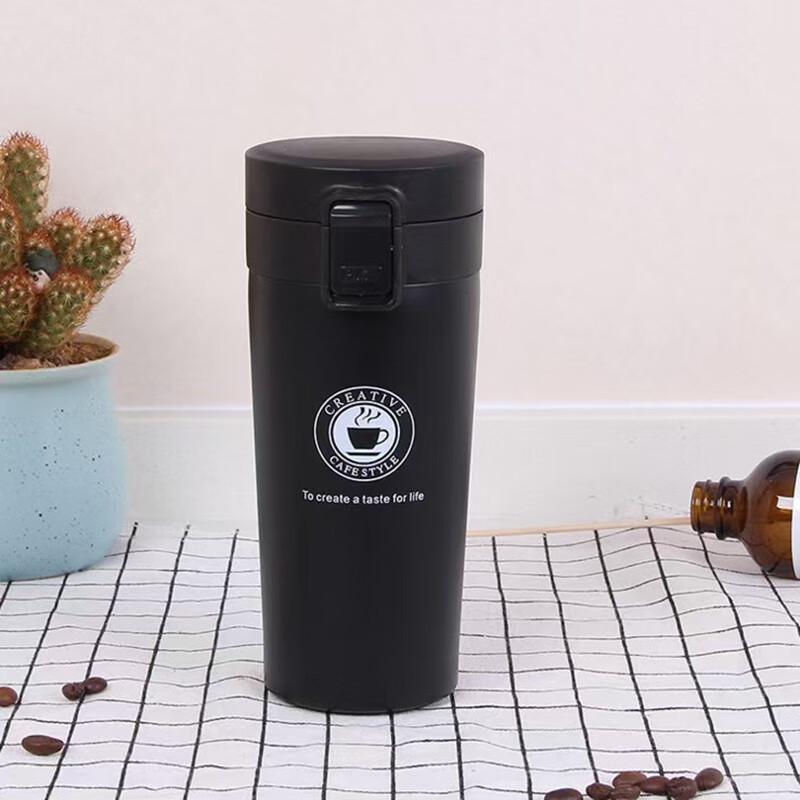 Ming Shi Stainless Steel Bounce Lid Thermos with Tea Infuser